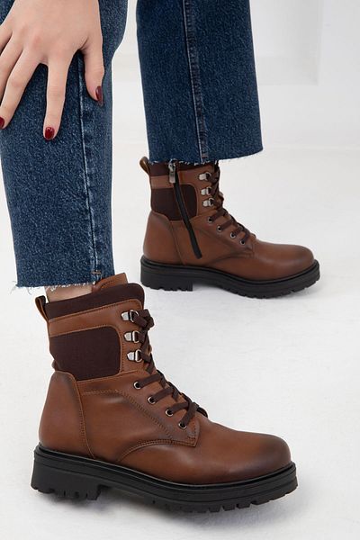 SOHO Tan γυναικείες μπότες - 20046 Model Bootie