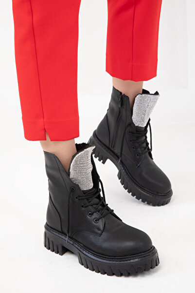 SOHO Dámské černé kozačky - 20053 Model Bootie