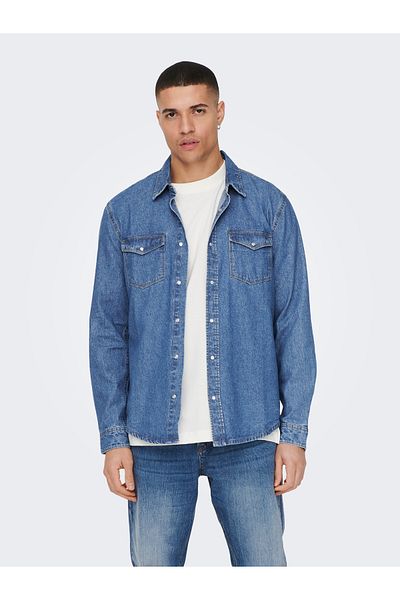 Only & Sons Jeanshemd Onsbane Jeanshemd