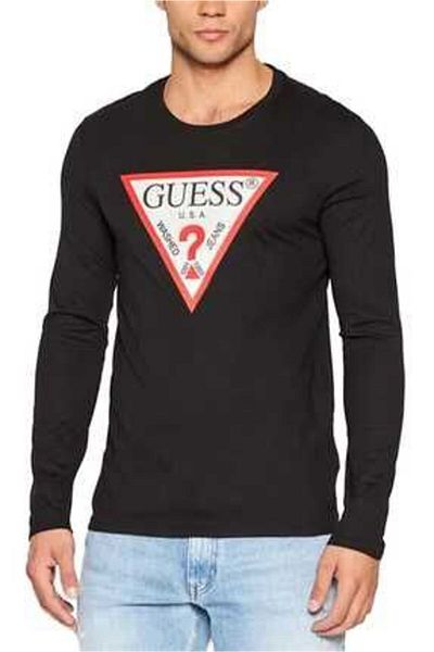 Guess Cn Ls Original Logo T-Shirt