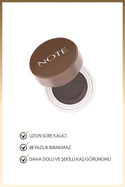 NOTE Dark Brown Brow Pomade - 03 Dark Brown Eyebrow Pomade