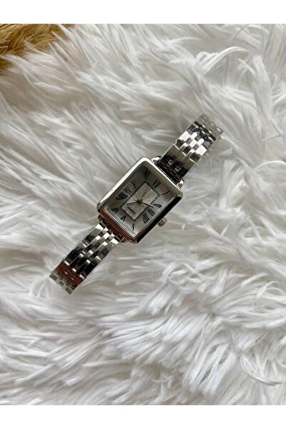 QUARTZ Gümüş Kadın Roma Rakamlı Vintage Kol Saati