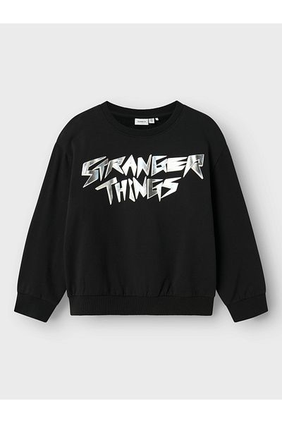 name ıt Nkfdido Stranger Thingsrlx Sweat Bru Bfu - Short Sleeve Stranger Things Merchandise