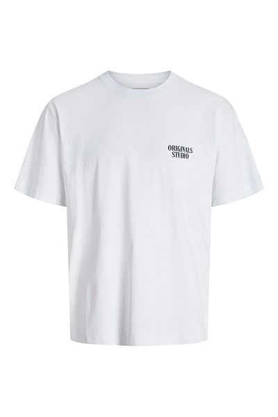 Jack & Jones Joraustin Ecru Font Tee Ss C.N Styd Aw24 - 12277896
