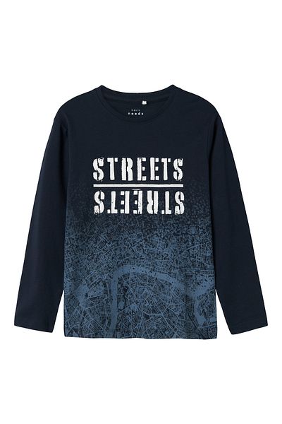 name ıt Nkmvaliant Ls Nreg Top - High Waist Short Sleeve T-Shirt