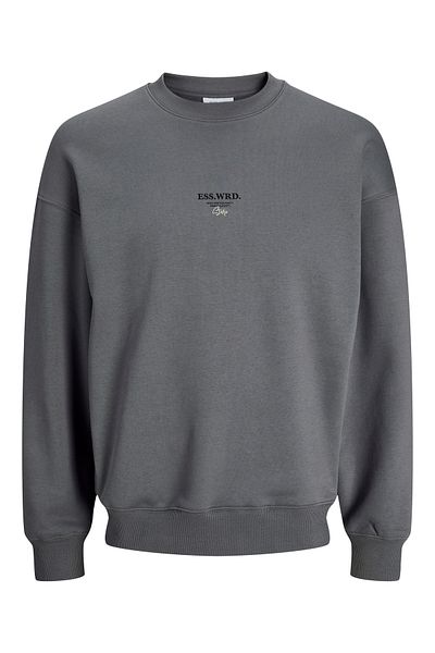 Jack & Jones Jjeurban Edge Studio Swiftcrew Noos Gray - 12270474