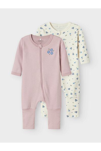 name ıt NBFNIGHTSUIT 2P ZIP FF JET FLOWER NOOS