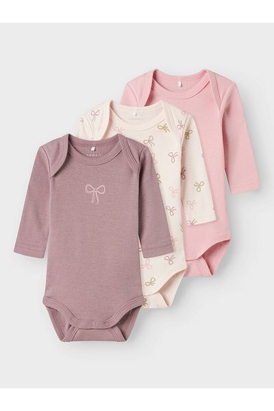 name ıt Nbfbody 3P Ls - Barely Pink Bow Noos Design