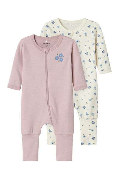 name ıt NBFNIGHTSUIT 2P ZIP FF JET FLOWER NOOS