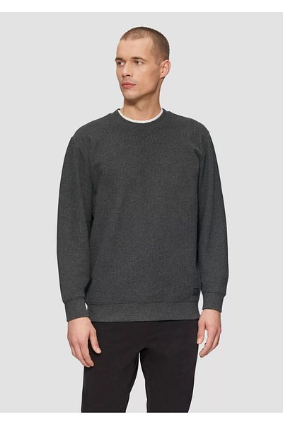 s.Oliver Casual φούτερ Jaquard Patch Label Crew-Neck