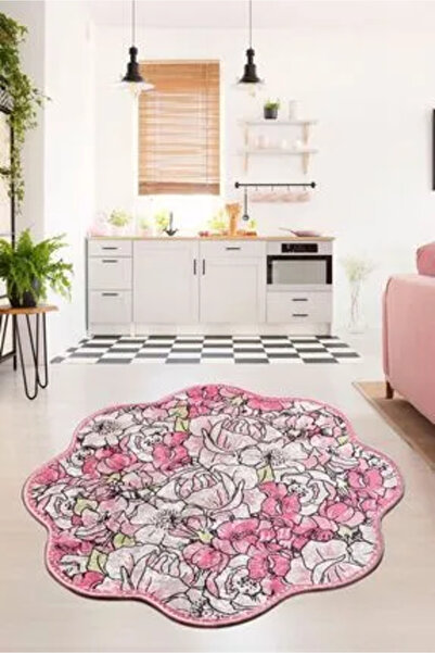 Chilai Home Rosa Pink Shape Salon,koridor, Dekoratif Modern Halı Djth