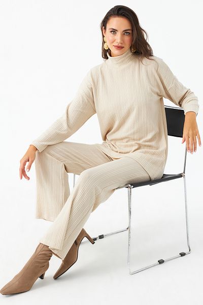 Cool & Modest Kő színű női nadrág szett - MTF28