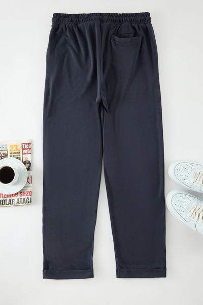 Trendyol Collection Anthracite Premium Regular Fit Sweatpants - Tmnaw24Ea00023