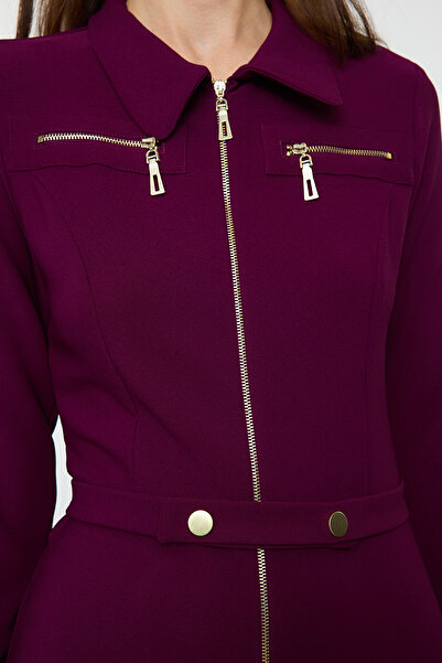 Trendyol Collection Twoaw25Tu00013 Model Plum Overal