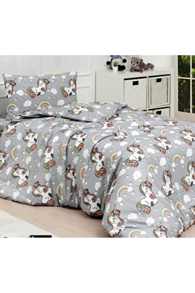 Mert Collection Çarşı Husă de pilota unică cu model unicorn gri - 1 față de p...