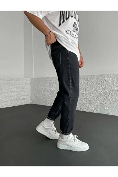 oraystore Grinding Black Boyfriend Trousers
