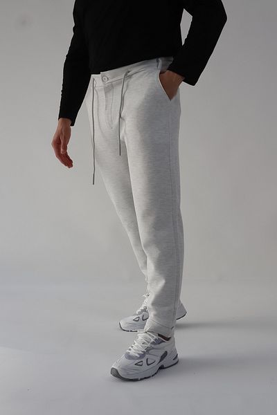 mw memowear Ανδρικό παντελόνι Italian Trim Karmelange - Ευέλικτο και υψηλής ποιότητας Lycra μέχρι τον αστράγαλο