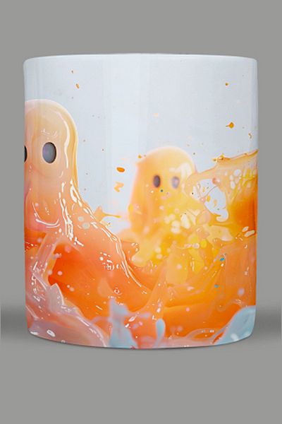 Fizello Cute Ghots - Cute Ghots Themed Mug