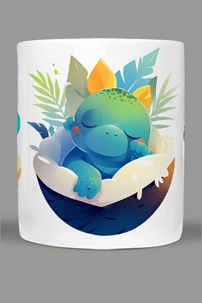 Fizello Cute Dinosaurs - Cute Dinosaur Themed Mug
