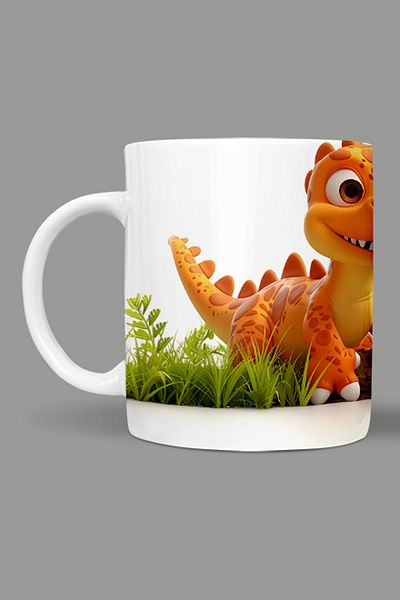 Fizello Cute Dinosaurs - Cute Dinosaur Themed Mug