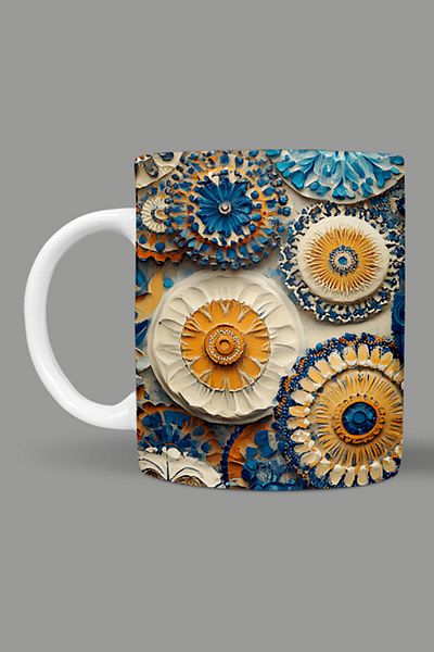 Fizello Mandala Themed Mug