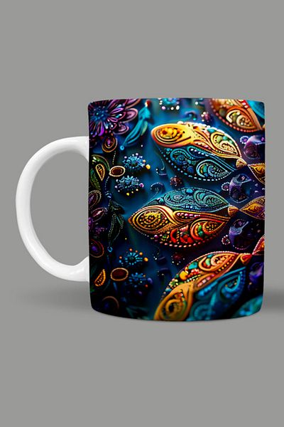 Fizello Mandala Themed Mug