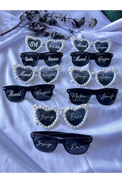 Defne Hediyelik After Glasses,Party Glasses,Bride Glasses 2Pcs