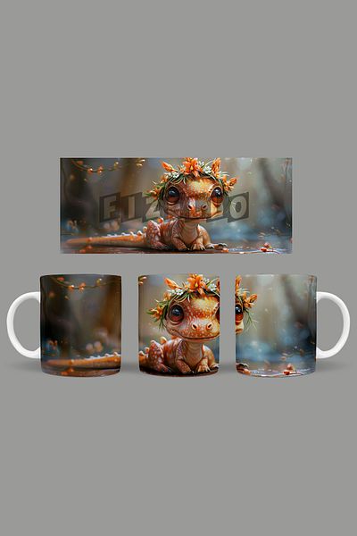 Fizello Cute Dinosaurs - Cute Dinosaur Themed Mug