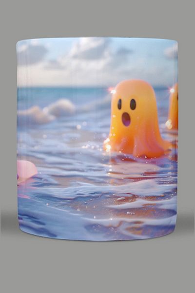 Fizello Cute Ghots - Cute Ghots Themed Mug