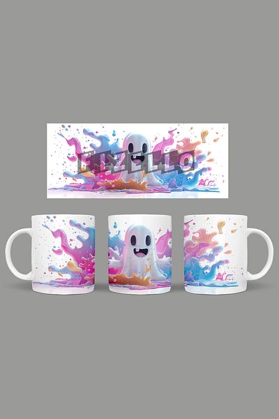 Fizello Cute Ghots - Cute Ghots Themed Mug