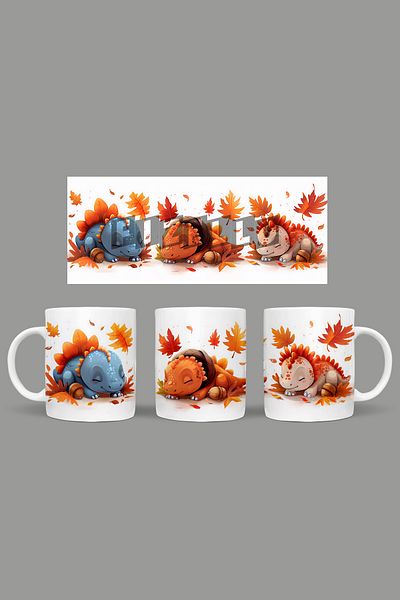 Fizello Cute Dinosaurs - Cute Dinosaur Themed Mug