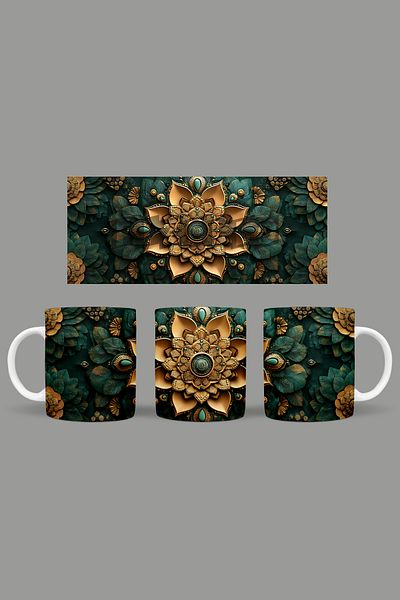 Fizello Mandala Themed Mug