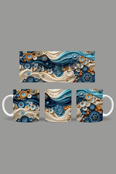 Fizello Mandala Themed Mug