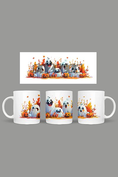 Fizello Cute Ghots - Cute Ghots Themed Mug