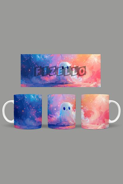 Fizello Cute Ghots - Cute Ghots Themed Mug