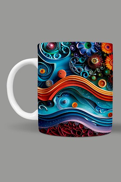 Fizello Mandala Themed Mug