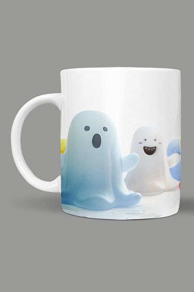 Fizello Cute Ghots - Cute Ghots Themed Mug