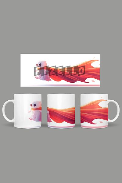 Fizello Cute Ghots - Cute Ghots Themed Mug
