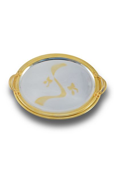 AVCI HOME MAKER T1692 OVAL TRAY ST 2PC L&M SG L:47x36.2cm & M:43.5x33.5cm
