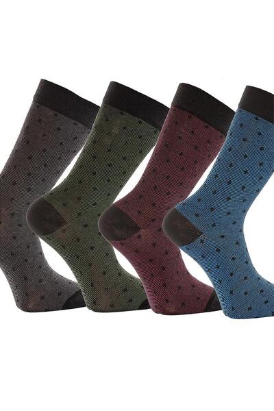 Miorre Pachet de 4 șosete pentru bărbați din bumbac