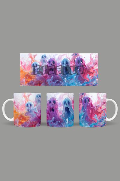 Fizello Cute Ghots - Cute Ghots Themed Mug