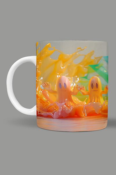 Fizello Cute Ghots - Cute Ghots Themed Mug