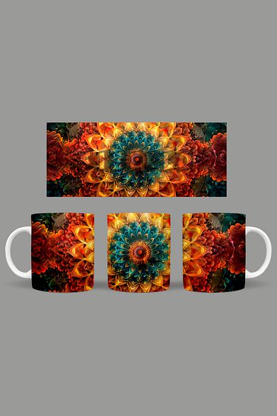 Fizello Mandala Themed Mug