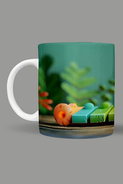 Fizello Cute Dinosaurs - Cute Dinosaur Themed Mug