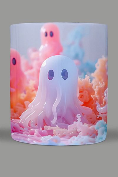 Fizello Cute Ghots - Cute Ghots Themed Mug