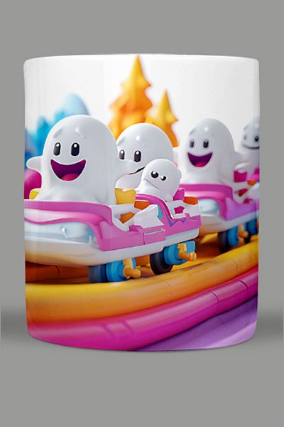 Fizello Cute Ghots - Cute Ghots Themed Mug
