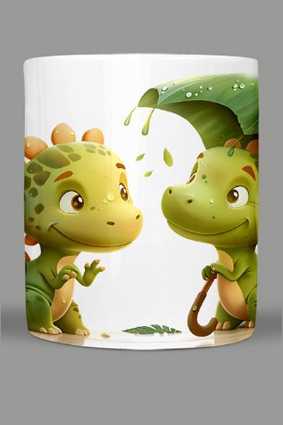 Fizello Cute Dinosaurs - Cute Dinosaur Themed Mug