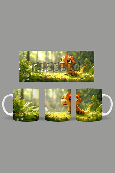 Fizello Cute Dinosaurs - Cute Dinosaur Themed Mug