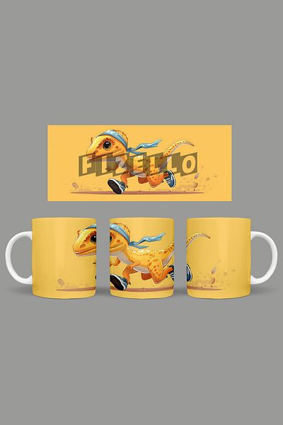 Fizello Cute Dinosaurs - Cute Dinosaur Themed Mug