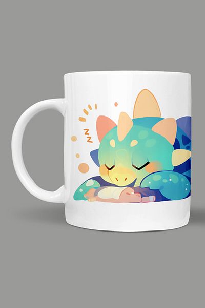 Fizello Cute Dinosaurs - Cute Dinosaur Themed Mug